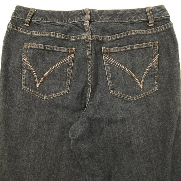 Venezia Plus Boot Cut Stretch Denim Blue Jeans Womens size 1 Tall 34 x 34 - Picture 6 of 12